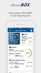 Herzlich willkommen in Deiner directBOX App